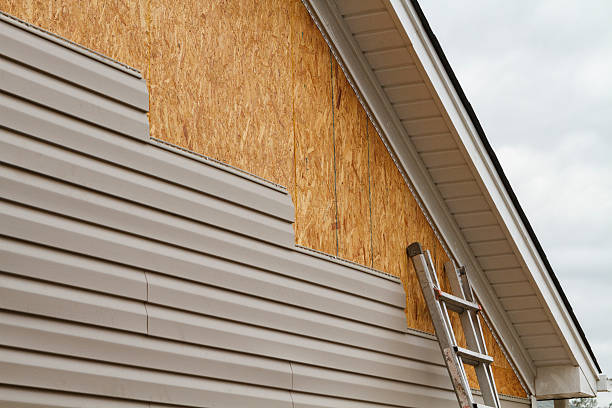 Professional Siding Repair technician working in Olivia, NC